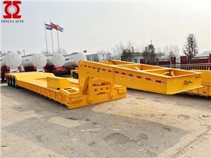 Gooseneck Detașabil Lowbed Trailer