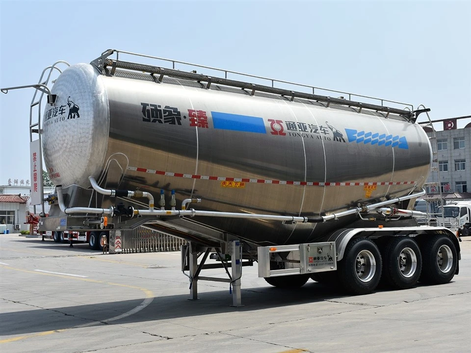 40T Cister de cister din aluminiu semi -remorcă