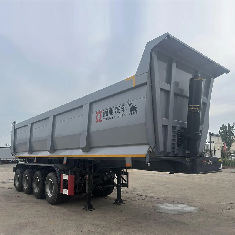 60T Rear Dump Semi Trailer With OTTC Certification factory