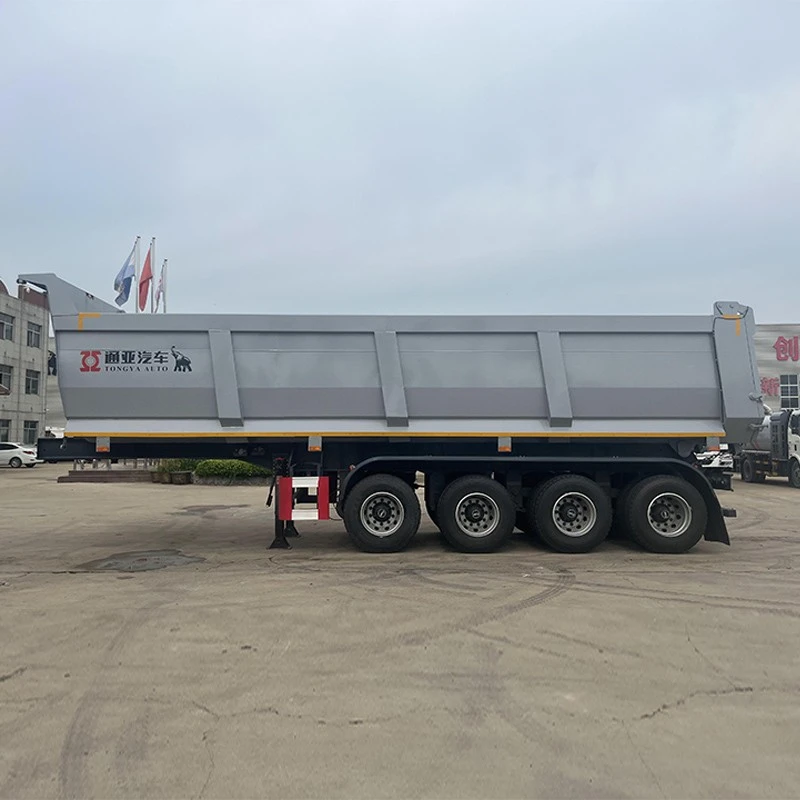 Remorcă semi -depozitare din spate 60T cu certificare OTTC